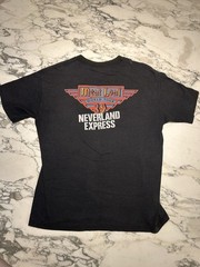 Vintage Meat Loaf Neverland Express World Tour 1989 shirt S/M