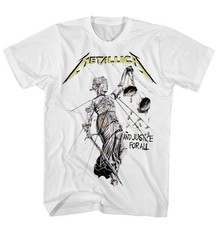METALLICA And Justice For All T-shirt Heavy Metal Tee Adult