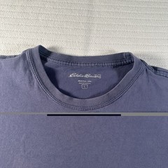 Eddie Bauer Legend Wash T Shirt Men’s Size L Blue Cotton Short Sleeve Classic