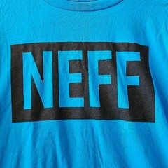 Neff Men’s Short Sleeve Graphic Blue Shirt XL