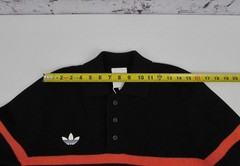 Adidas KG4640 All Blacks Knit Polo Pullover Black Sweater Men’s Medium NWT.