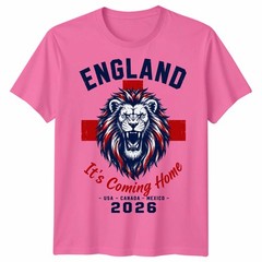 England White Unisex Football T Shirt 2026 Soccer Fan Mens Womens Tee