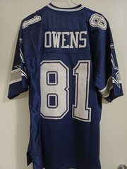 Dallas Cowboys Owens #81 Reebok Football T-Shirt NFL