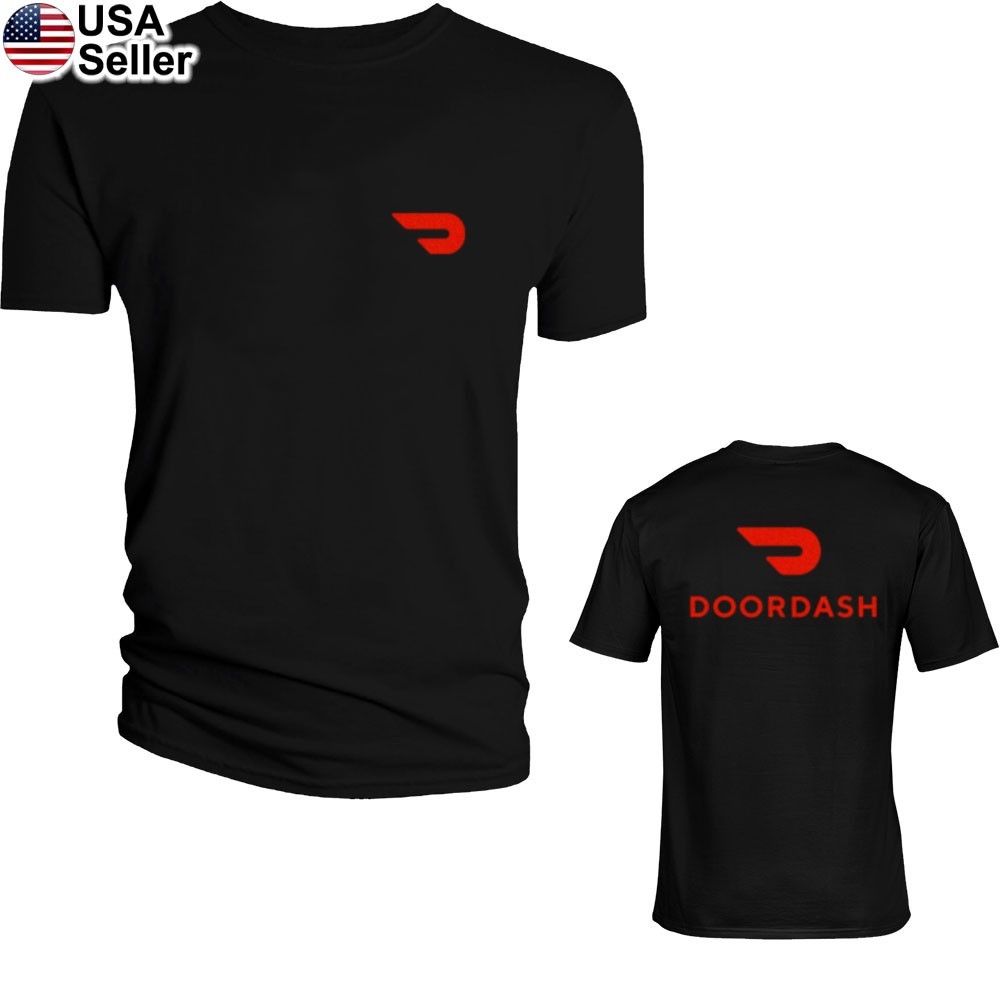 DoorDash T-Shirt Driver Food Delivery Deliver Meal Service Mens JWR02