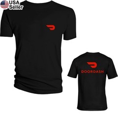 DoorDash T-Shirt Driver Food Delivery Deliver Meal Service Mens JWR02