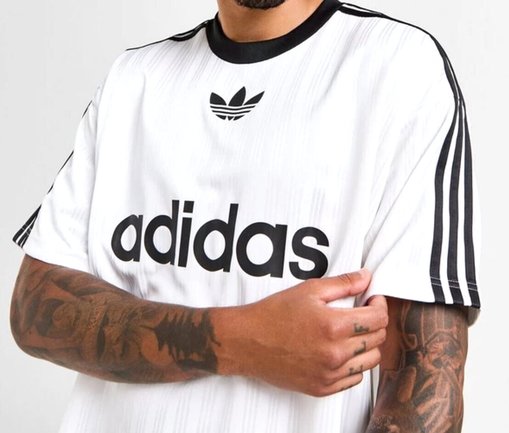 NEW MEN’S ADIDAS ORIGINALS TREFOIL POLY TEE SHIRT ~SIZE 2XL #IM9459