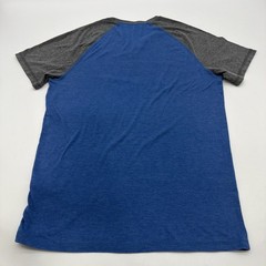 Express Soft Wash T-shirt Men S/P Blue & Gray V-Neck .#45367