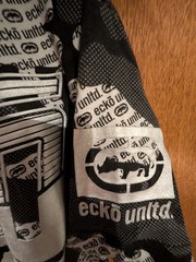 ecko unltd Raw and Uncut Black White and Silver Men’s Tshirt New w/ tag Medium