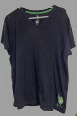 USPA US Polo Association Blue Tee Shirt Large Pony on Left Men’s L Short sleeve