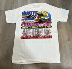 VTG 1993 Cheaters Day Husets Speedway RACING Graphic T-Shirt Single USA Size M