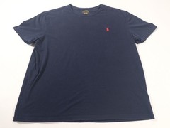 Polo Ralph Lauren T-Shirt Mens L Navy Blue Pony Logo Classic Fit Short Sleeve