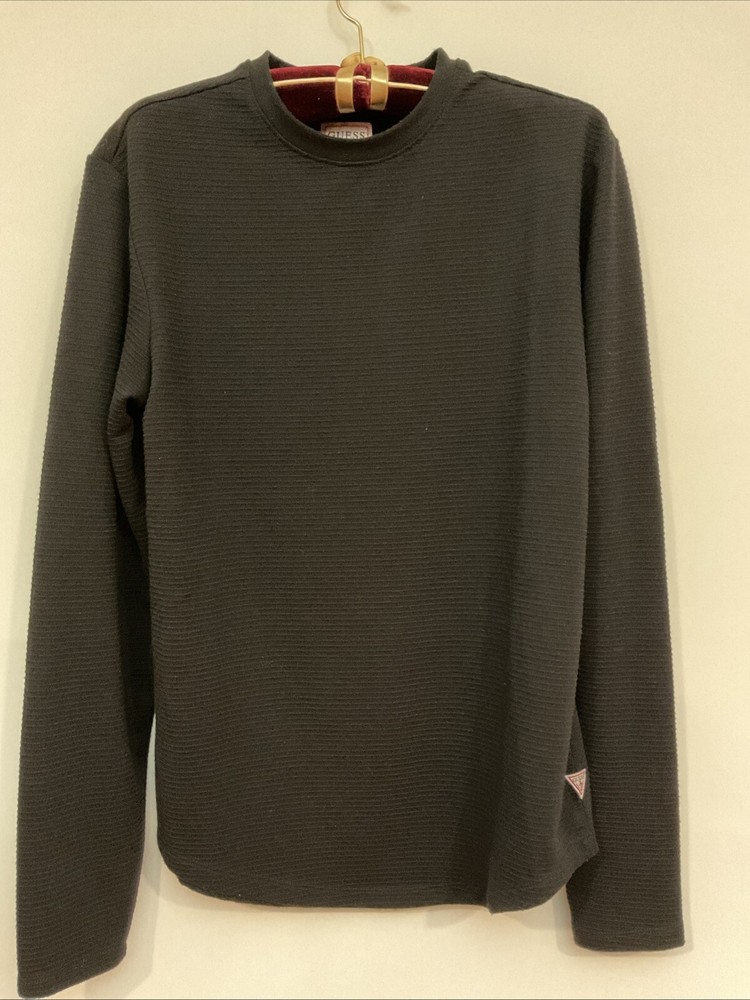 GUESS X-small Crew Neck Long Sleeve Shirt, FREE SHIPPING IN THE US48 CONTINENTAL