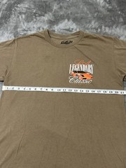 Popular Poison Men’s Brown Cars Graphic Print Short Sleeve Crew Neck T-Shirt L