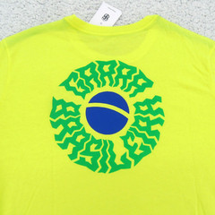 Nike Brazil Voice Graphic T-Shirt Men’s Size Large Dynamic Yellow NEW DH7662-740