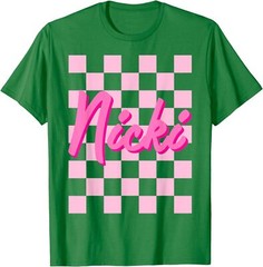 Personalized Vintage Nicki I Love Nicki Groovy Gift Unisex T-Shirt