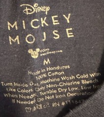 Disney Mickey Mouse Starry Night T-Shirt Men’s M Blue Van Gogh graphic print