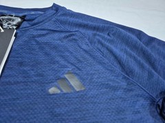 Adidas Mens Gym + Tee Running Training Multi Sports Dark Blue Shirt JW7276