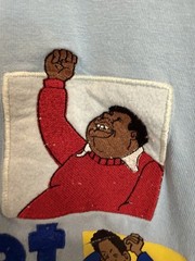 Vintage Fat Albert Shirt Mens 3XL Blue Platinum FUBU Cartoon Tee Hip Hop 2000s