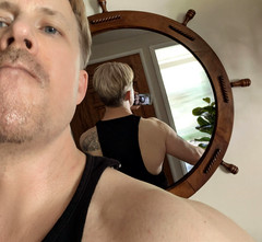 MEN’S MUSCLE CUT TANK TOP: RawGear Black Drop Arm Athletic Gym Sleeveless M/L