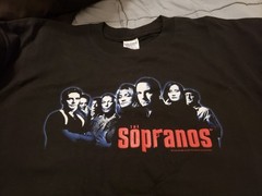 Vintage The Sopranos T shirt XL Vintage 2000’s Family Picture Spell out GUC