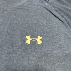 Under Armour Heatgear T-Shirt Men’s Adult Large Loose Blue Gym Running Training