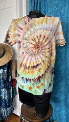 NEW Spiral Ice Tie Dye T-Shirt, Unisex L SS, Pastels