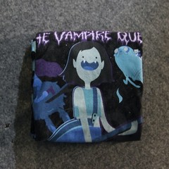 Adventure Time T Shirt L Marceline VAMPIRE QUEEN Rock Guitar Band Tee Finn Jake