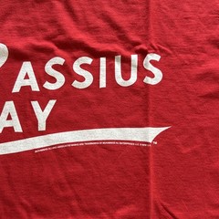 Cassius Clay Red T-Shirt Medium Muhammad Ali