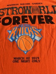 TRAVIS SCOTT ASTROWORLD NEW YORK KNICKS MSG EXCLUSIVE Medium Rap Music NBA Rare