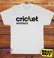 New Cricket Wireless Logo Men’s Funny T-Shirt Made In USA Size S to 5XL