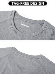 Men’s UPF50+ T-Shirts Long Sleeve Skin Protection Fishing Shirts Quick Dry Tops