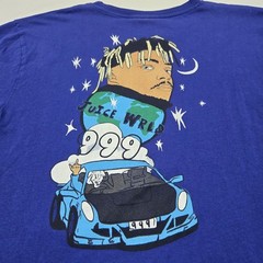 Size XL Men’s Juice Wrld 999 Car Graphic Tee Headgear Classics Purple T-Shirt