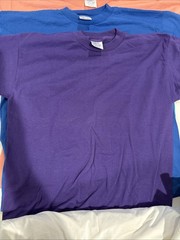 7 Vintage Blank Shirts SZ XL Made In USA Single Stitch 50/50 Great Array Colors