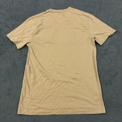 True Religion Beige Spell Out Logo Graphic Casual Streetwear T Shirt Mens Size S