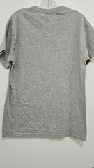 Gildan Christmas Santa Claus on Train Graphic T-Shirt Gray Men’s Size Medium