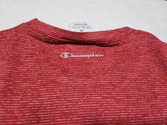 Champion Mens Sports Anti Odor Tee cotton Athletic wear Red SZ Medium