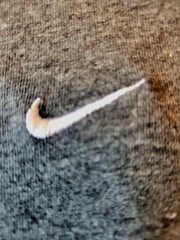 Vintage Y2K Nike Mini Swoosh T-Shirt Mens XL Heather Gray Embroidered Silver Tag