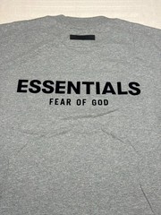Fear of God Essentials Dark Oatmeal Gray T-Shirt SS22 100% Authentic
