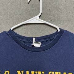 VNTG U.S. Navy Seals Seal Team 6 Shirt Mens Large (Fits like XS-S) Blue Military