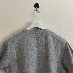 Gucci x Disney Donald Duck “Flash” Oversized T-Shirt Grey Melange Size M