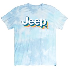 Jeep Retro tie dye nostalgic design T-Shirt Size 2XL Jedco licensed