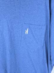 Johnnie-O Hangin Out Heathered Dale T-Shirt (Oceanside) Cotton Crewneck Preppy