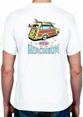 Adult DryBlend® T-Shirt – ( BEACHBUM- HOT ROD / WOODIE)