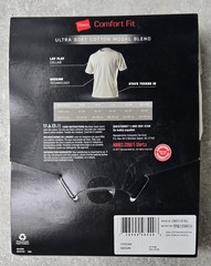 Hanes 4 Pack Men Tee Comfort Fit Plain White Crew Neck T-Shirt Undershirt MEDIUM