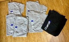 Gildan T-Shirts Lot of 6 NEW Mixed Size Blank Unisex Cotton Adult Tees for Craft
