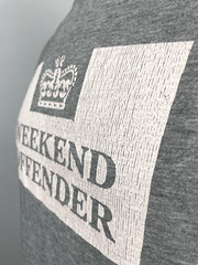 Weekend Offender Gray Big Logo Long Sleeve Men’s Casual Sweatshirt Sz S