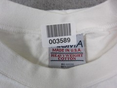 Vintage Pluma Shirt Adult Medium White Y2K Blank Casual Mens Heavyweight USA