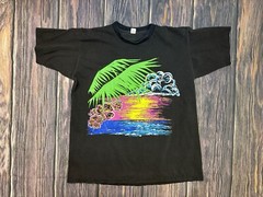 Vintage 80s 90s The Body Co Surfer Beach California Ocean Tropical T Shirt