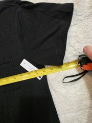 NWT Athletic Works Black Moisture Wicking Crewneck Pocket T-Shirt Size Small