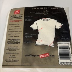 Vintage 1998 Hanes Men’s Comfort Size XL Pack of 3 Crew Neck T Shirts White